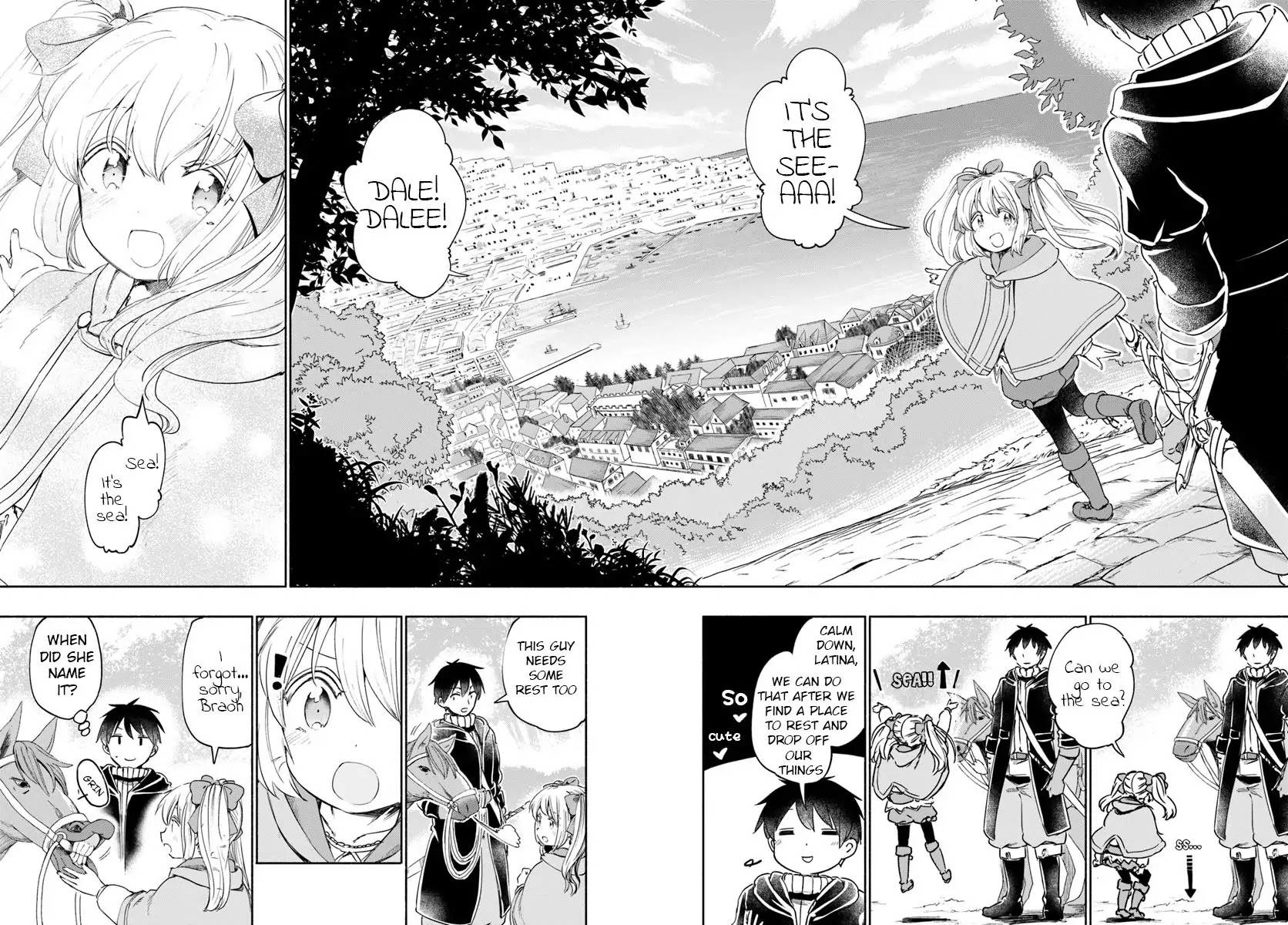 For My Daughter, I Might Even Be Able to Defeat the Demon King Chapter 27 page 2 - Chapter 27: Young girl, Arriving at the sea