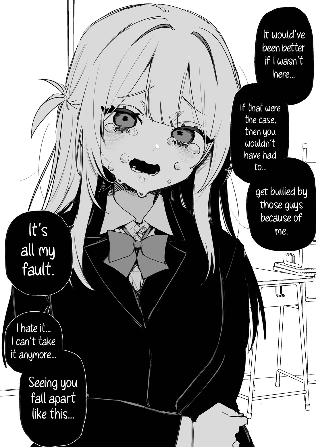 For the Sake of My Future Vengeance Chapter 13 page 1 - Chapter 13: I wonder if you'd suffer more if I died.