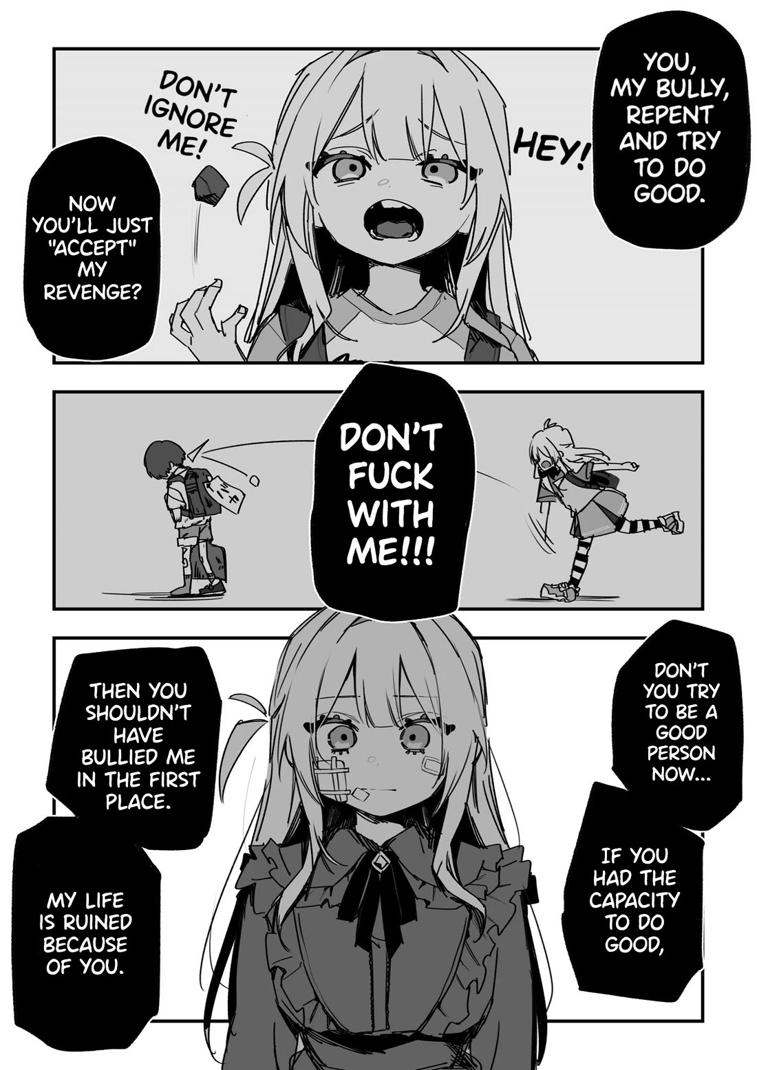 For the Sake of My Future Vengeance Chapter 37 page 2 - Chapter 37: Bullying is something I'll never forgive for the rest of my life.