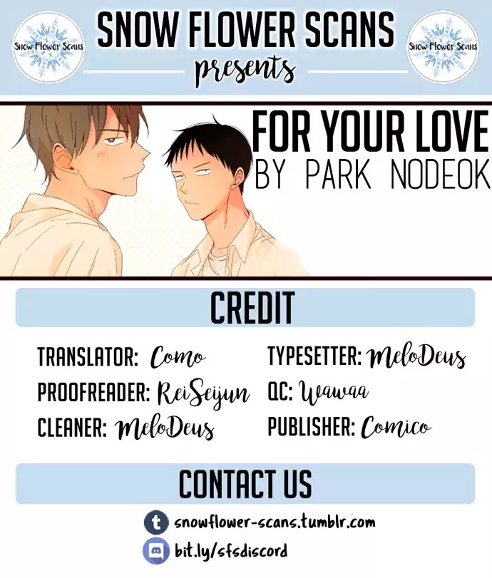 For Your Love Chapter 22 page 1 - Chapter 22