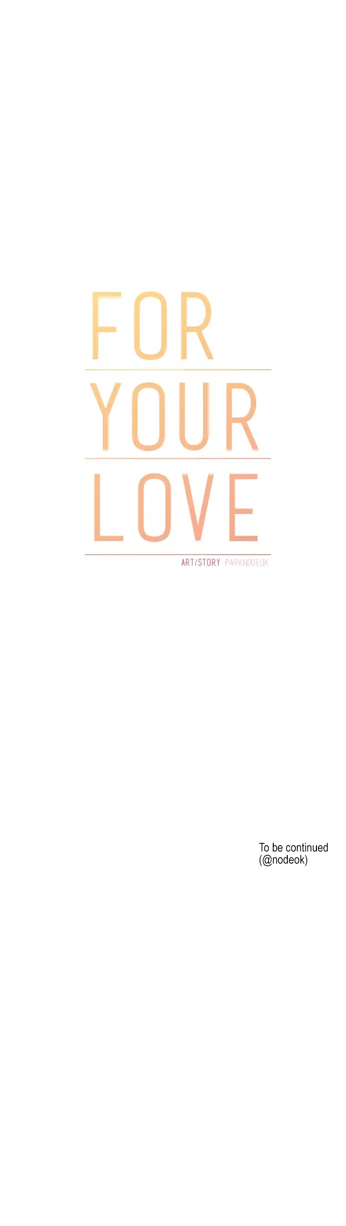For Your Love Chapter 39 page 32 - Chapter 39