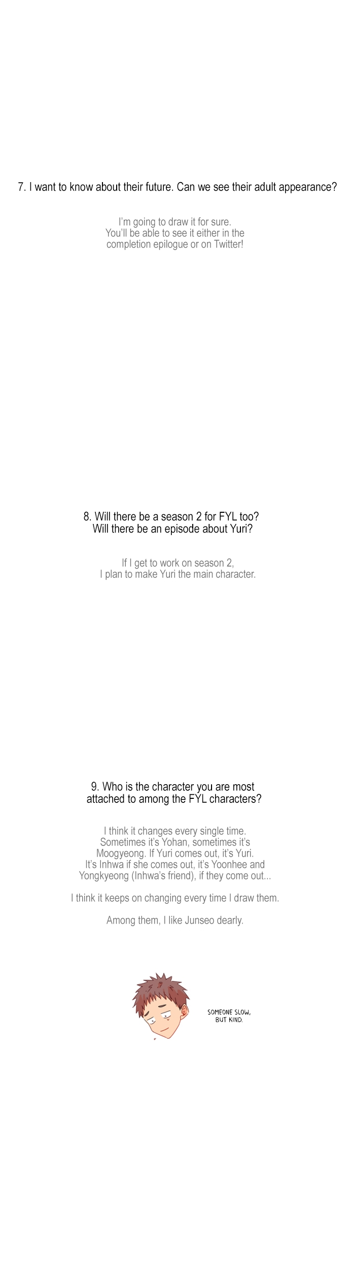 For Your Love Chapter 69.5 page 11 - Chapter 69.5: Hiatus Notice