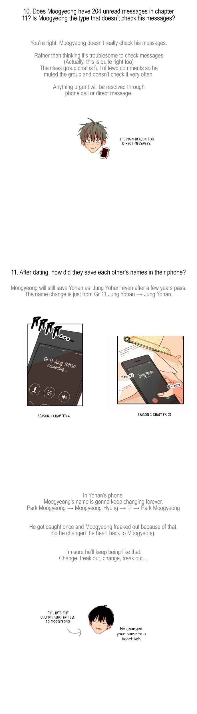 For Your Love Chapter 69.5 page 12 - Chapter 69.5: Hiatus Notice