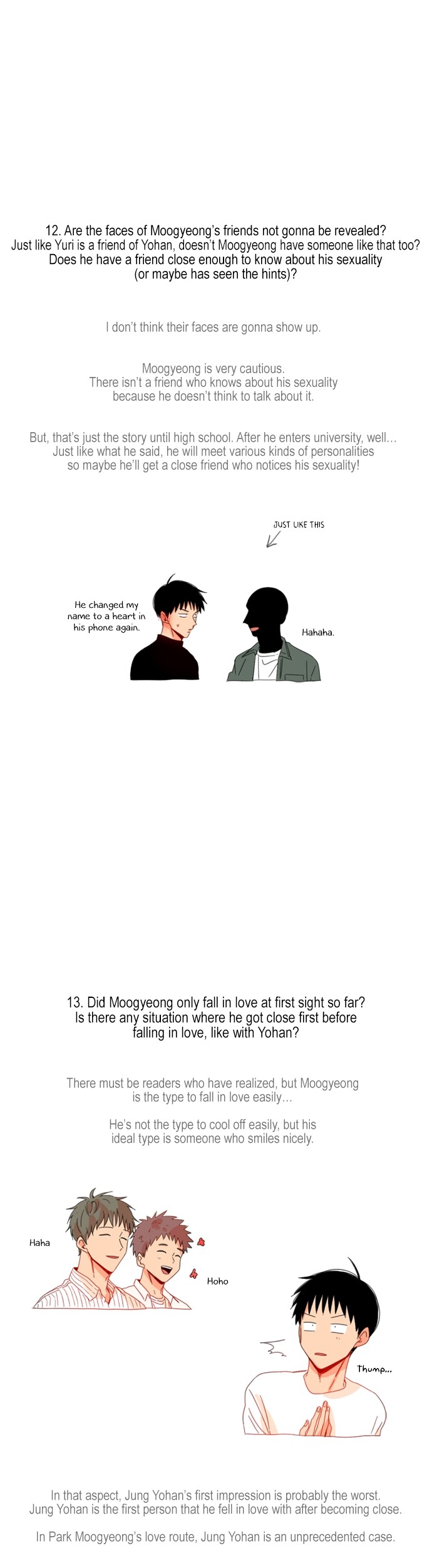 For Your Love Chapter 69.5 page 13 - Chapter 69.5: Hiatus Notice