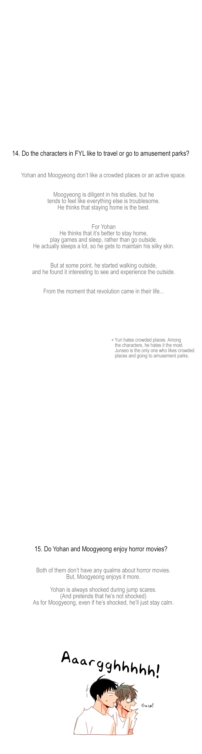 For Your Love Chapter 69.5 page 14 - Chapter 69.5: Hiatus Notice