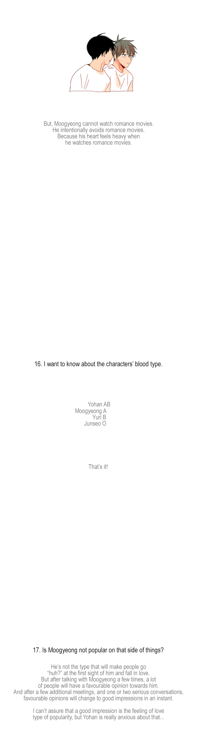 For Your Love Chapter 69.5 page 15 - Chapter 69.5: Hiatus Notice