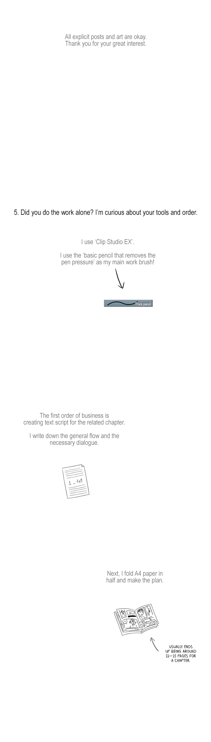 For Your Love Chapter 69.5 page 6 - Chapter 69.5: Hiatus Notice