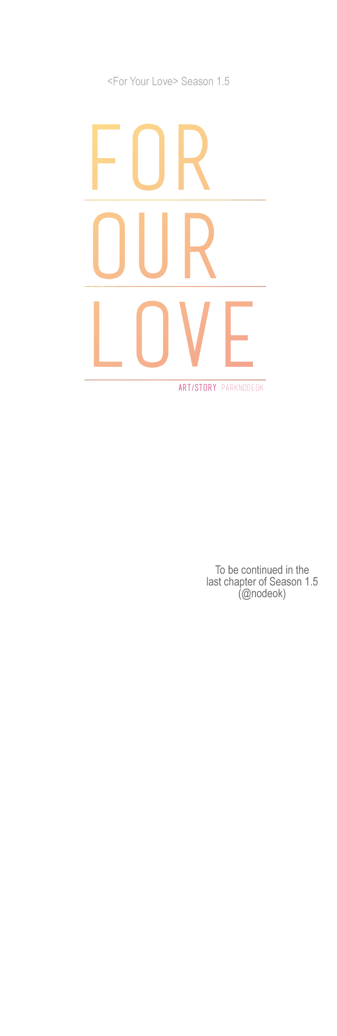 For Your Love Chapter 84 page 60 - Chapter 84: For Our Love Chapter 29