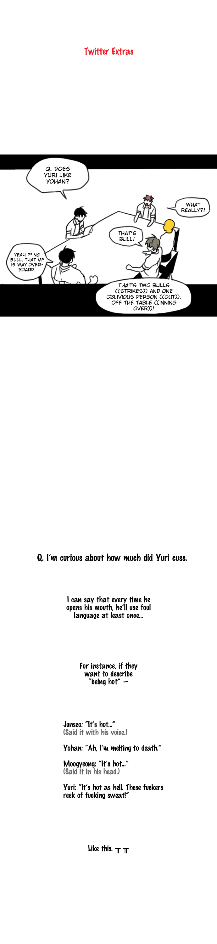 For Your Love Chapter 85.6 page 4 - Chapter 85.6: Twitter Extras