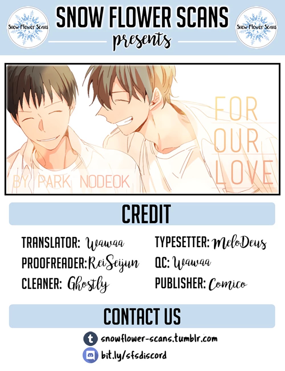 For Your Love Chapter 85.9 page 1 - Chapter 85.9: Postype Extra (Thank You!)