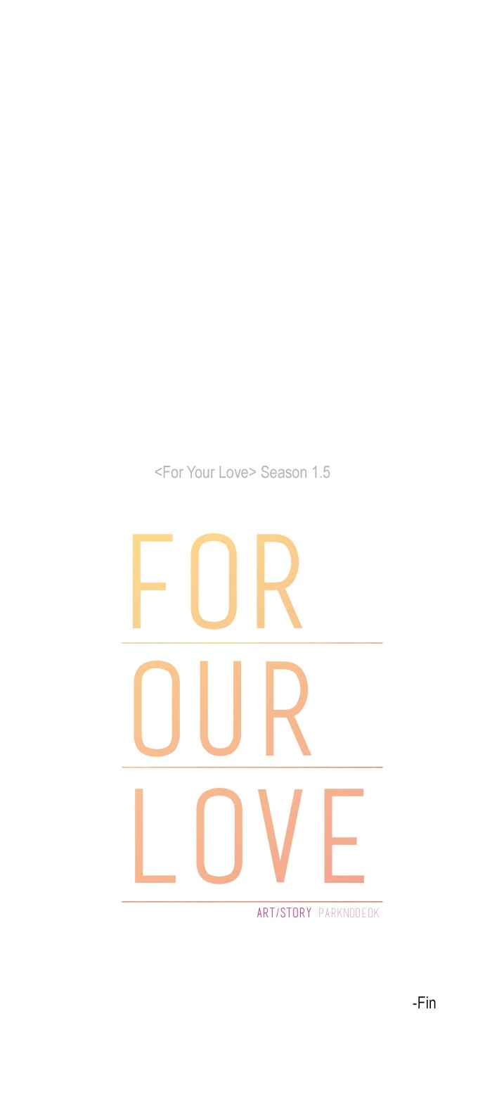 For Your Love Chapter 85 page 45 - Chapter 85: For Our Love Chapter 30