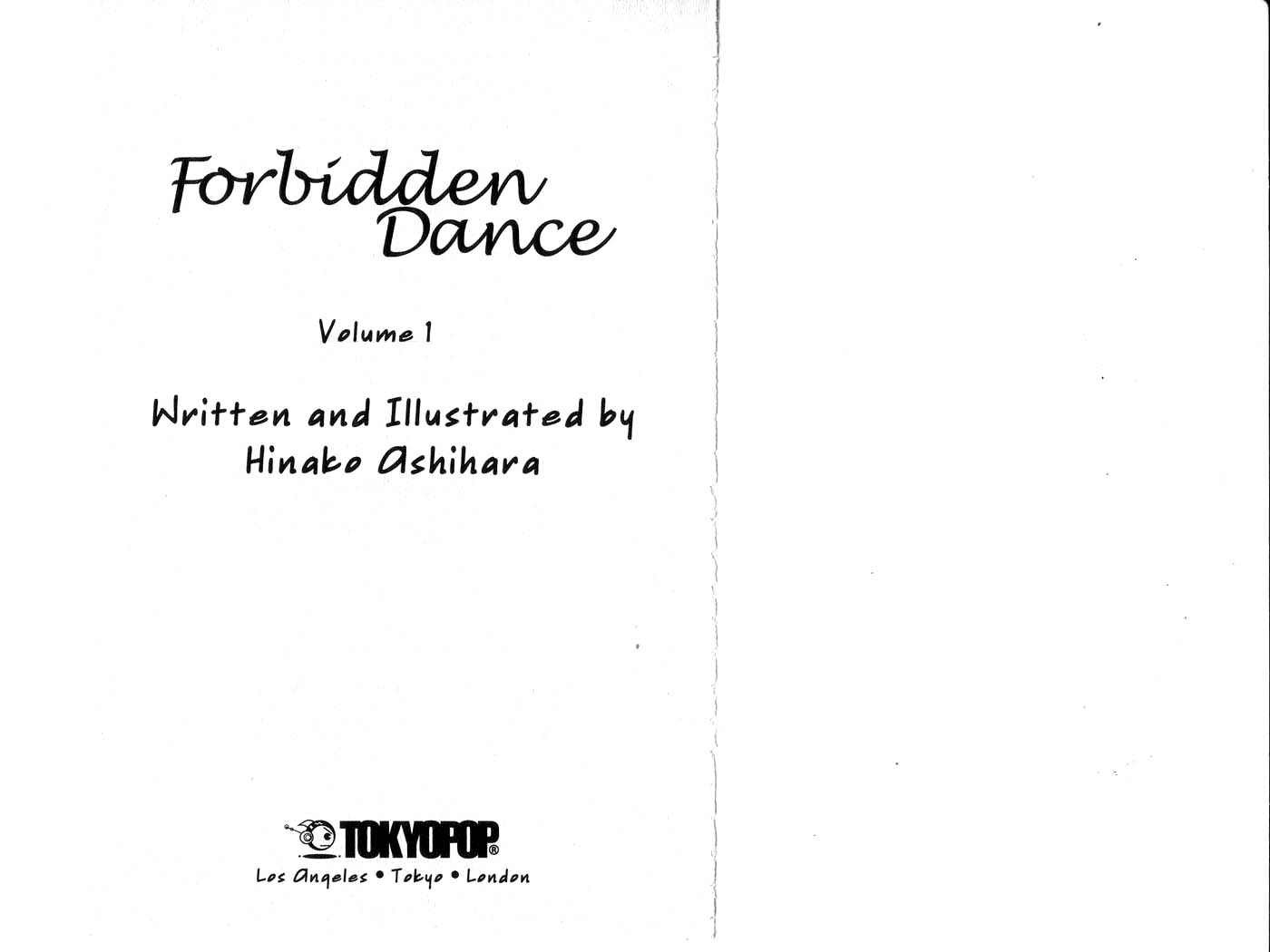 Forbidden Dance Chapter 1.0-2 page 2 - Vol.1 Chapter 0 v2 : Volume 1