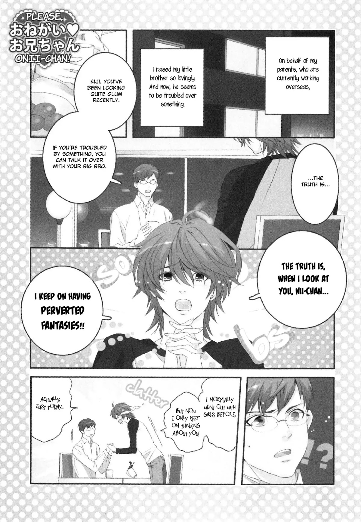 Forbidden Love Story Chapter 2 page 2 - Chapter 2: Please, Oni-chan!