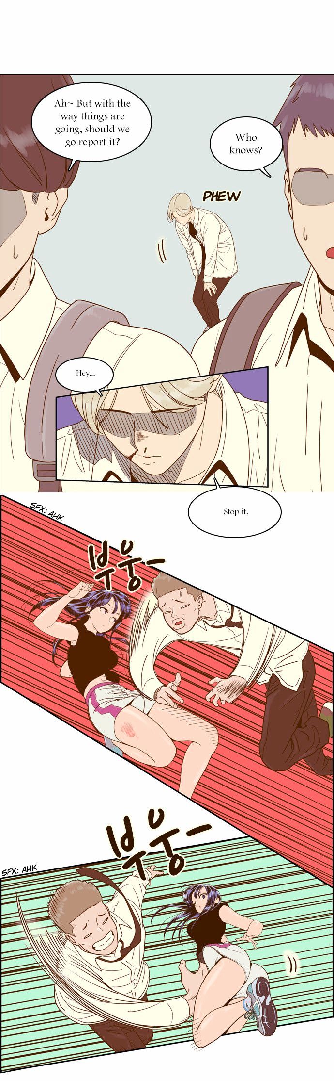 Force Field Girl Chapter 11 page 16 - Chapter 11 : Departure (7)