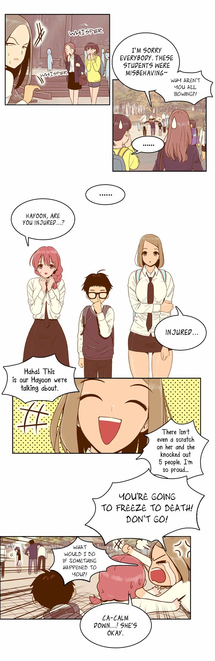 Force Field Girl Chapter 12 page 3 - Chapter 12 : Departure (8)