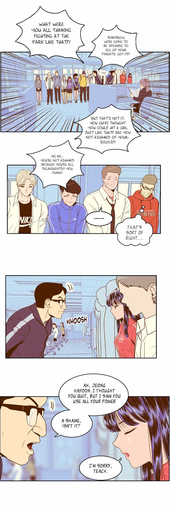 Force Field Girl Chapter 12 page 6 - Chapter 12 : Departure (8)