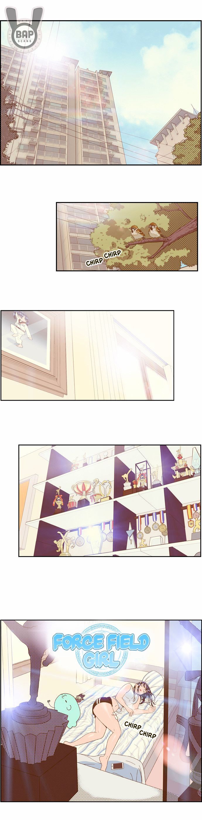 Force Field Girl Chapter 13 page 1 - Chapter 13 : HaYoon's Weekend [1]