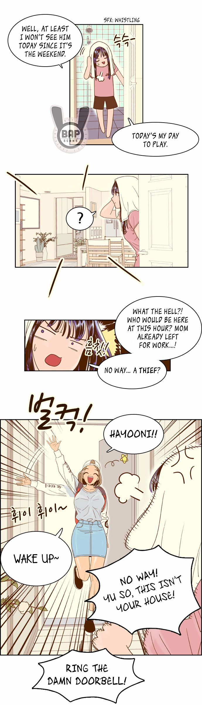Force Field Girl Chapter 13 page 6 - Chapter 13 : HaYoon's Weekend [1]