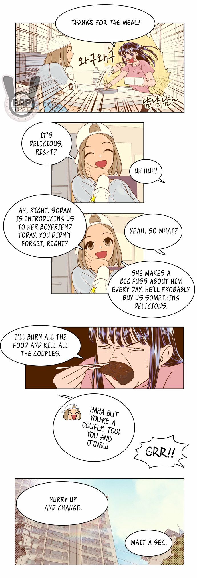 Force Field Girl Chapter 13 page 9 - Chapter 13 : HaYoon's Weekend [1]