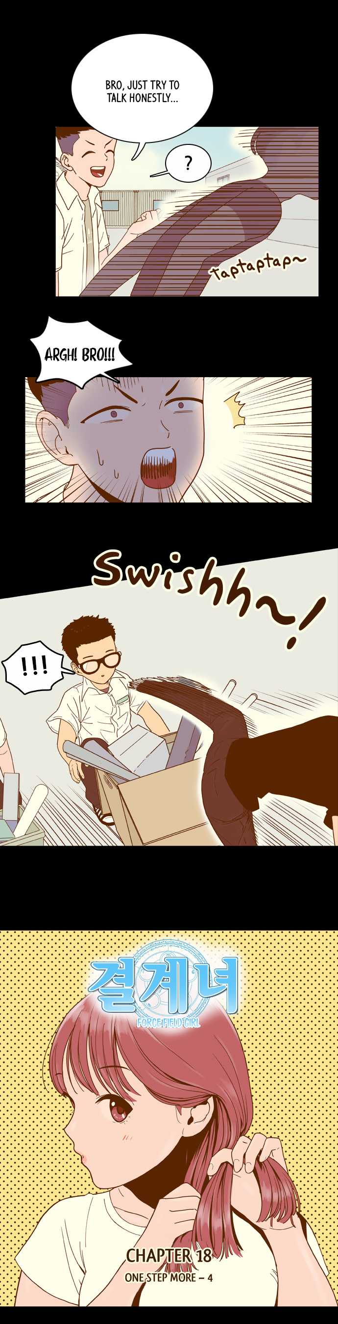 Force Field Girl Chapter 18 page 2 - Chapter 18: One Step More - 4
