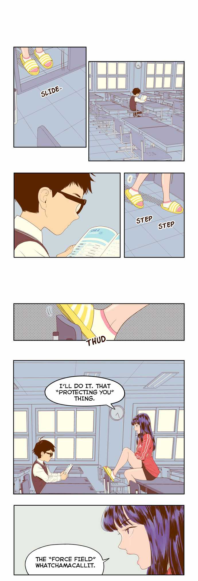 Force Field Girl Chapter 2 page 19 - Chapter 2 : Will You Sign the Contract?