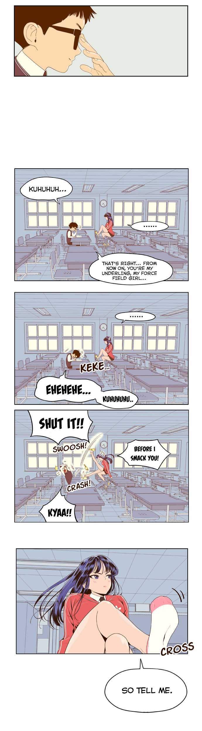 Force Field Girl Chapter 2 page 20 - Chapter 2 : Will You Sign the Contract?