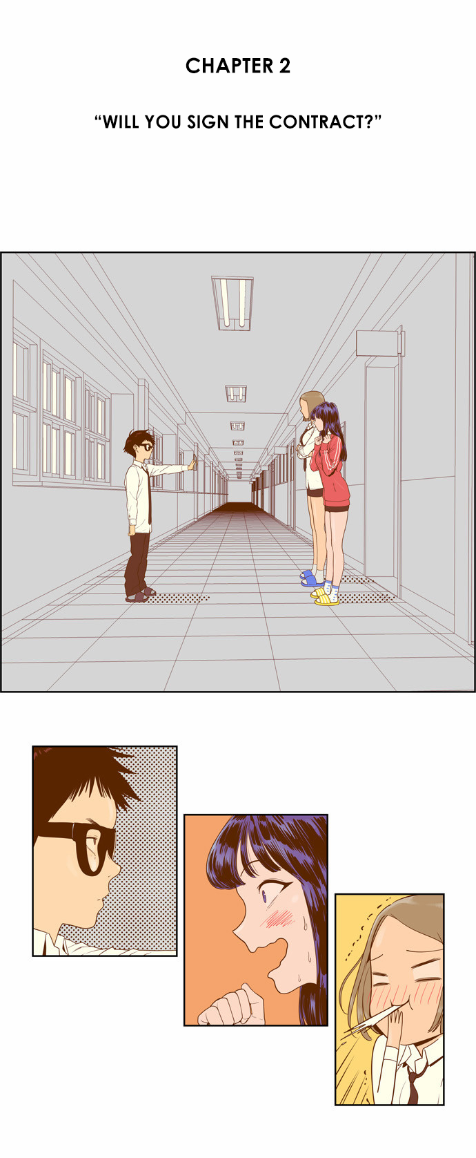 Force Field Girl Chapter 2 page 3 - Chapter 2 : Will You Sign the Contract?