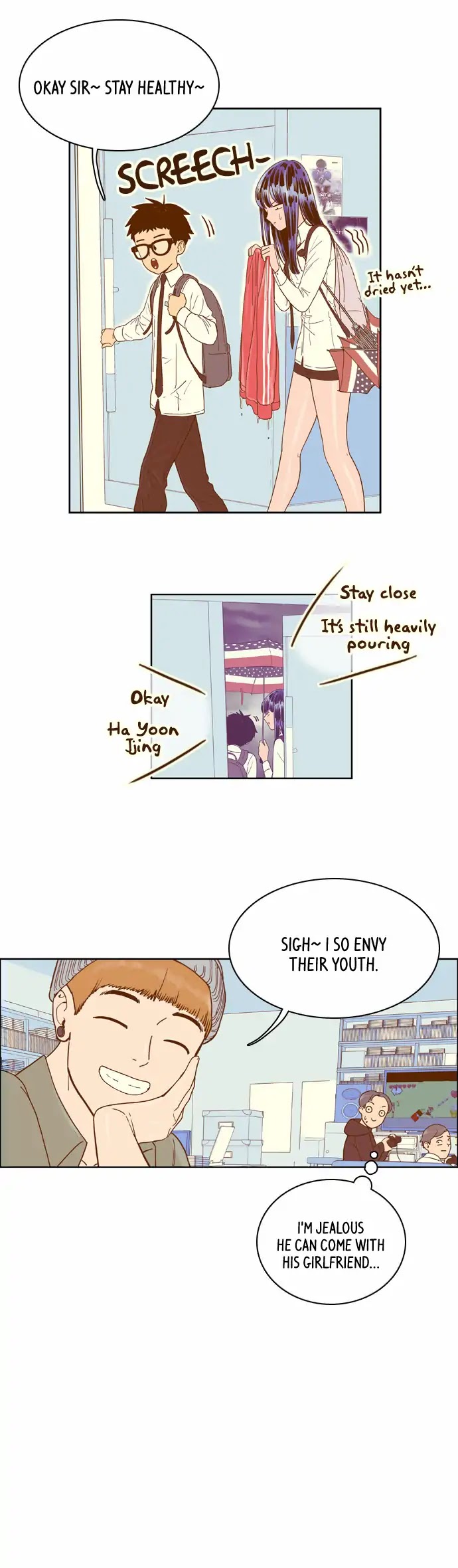 Force Field Girl Chapter 23 page 14 - Chapter 23: Rainy Day - 1