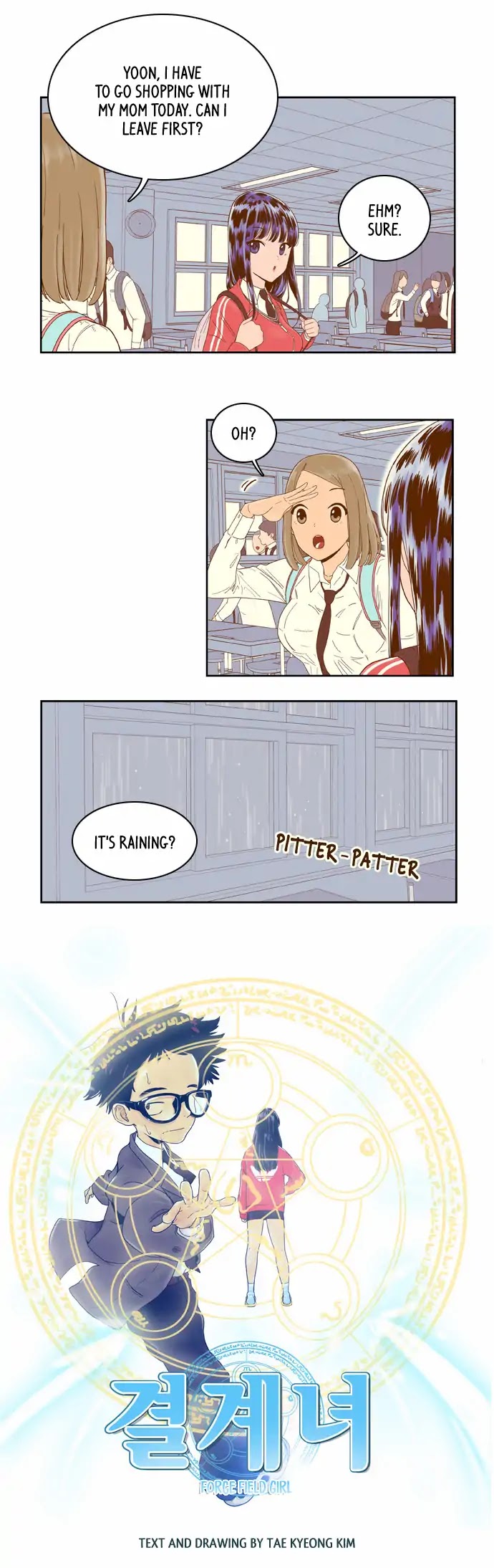 Force Field Girl Chapter 23 page 2 - Chapter 23: Rainy Day - 1