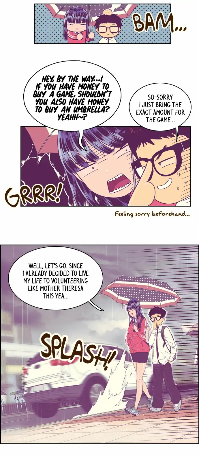 Force Field Girl Chapter 23 page 9 - Chapter 23: Rainy Day - 1