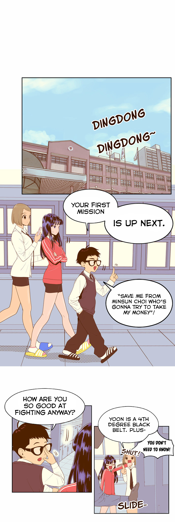 Force Field Girl Chapter 3 page 11 - Chapter 3 : Contract Established!!!