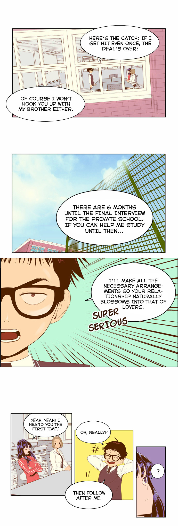 Force Field Girl Chapter 3 page 6 - Chapter 3 : Contract Established!!!