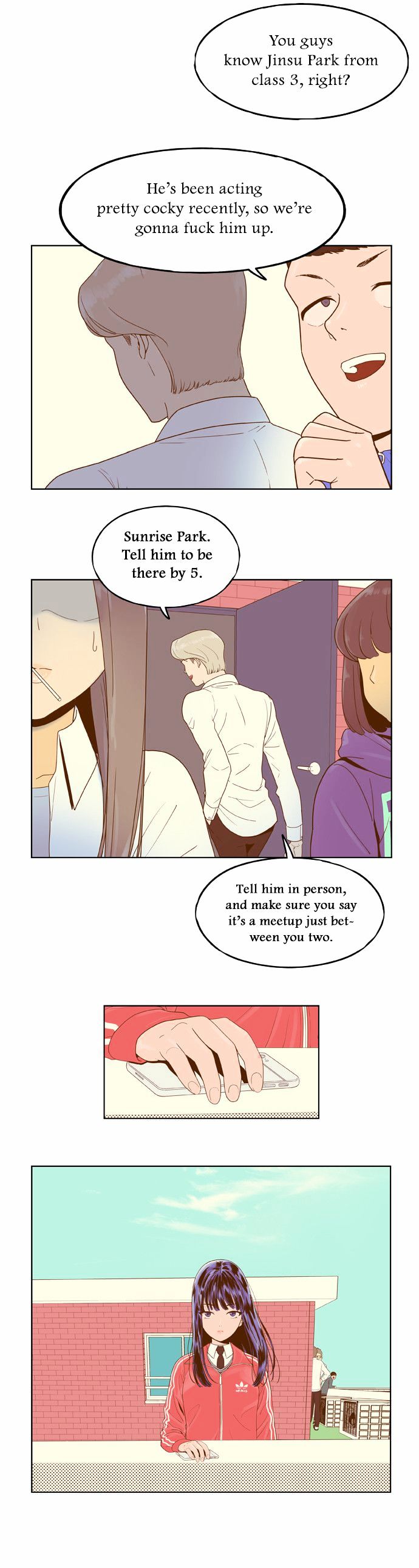 Force Field Girl Chapter 6 page 1 - Chapter 6 : Departure (2)