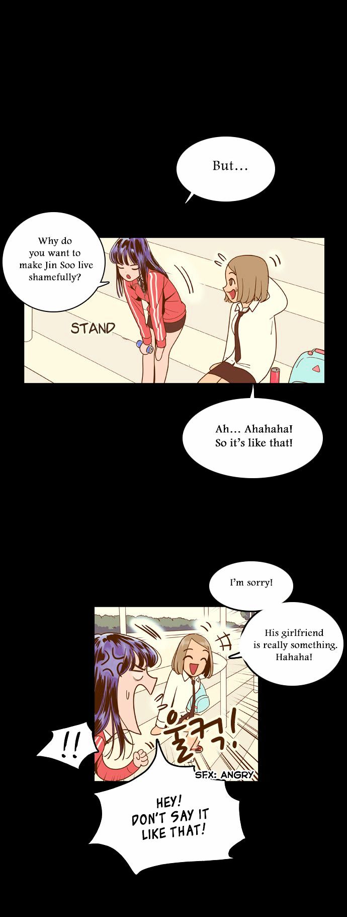 Force Field Girl Chapter 8 page 16 - Chapter 8 : Departure (4)