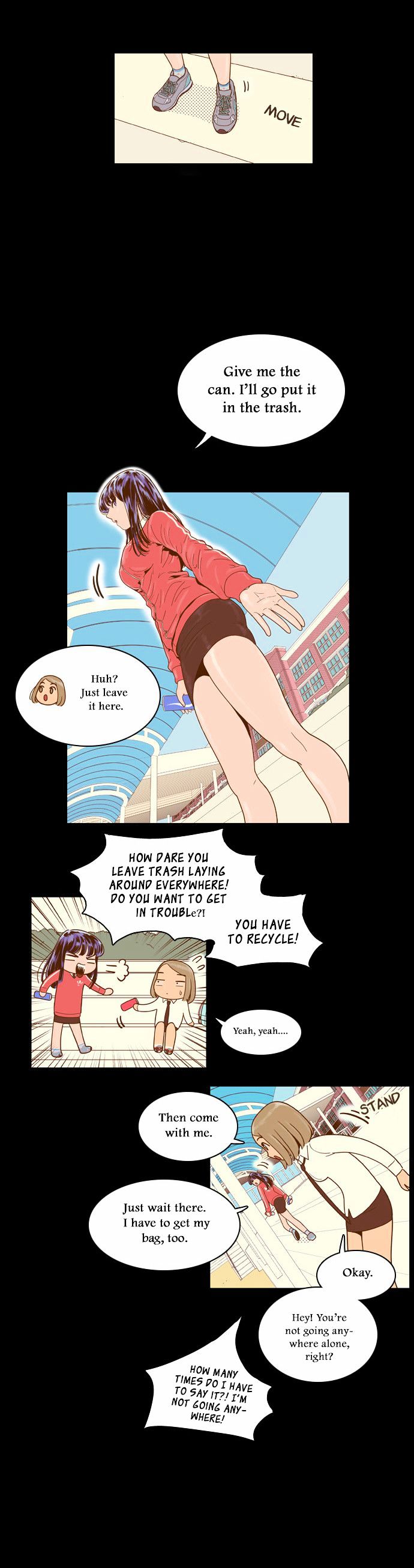 Force Field Girl Chapter 8 page 17 - Chapter 8 : Departure (4)