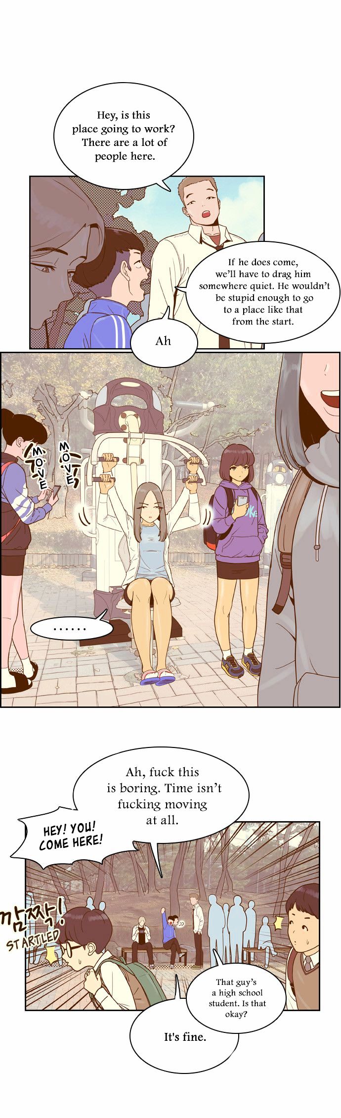 Force Field Girl Chapter 8 page 4 - Chapter 8 : Departure (4)