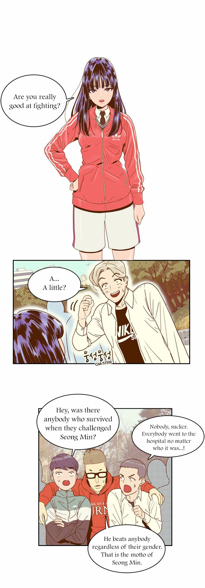 Force Field Girl Chapter 9 page 16 - Chapter 9 : Departure (5)