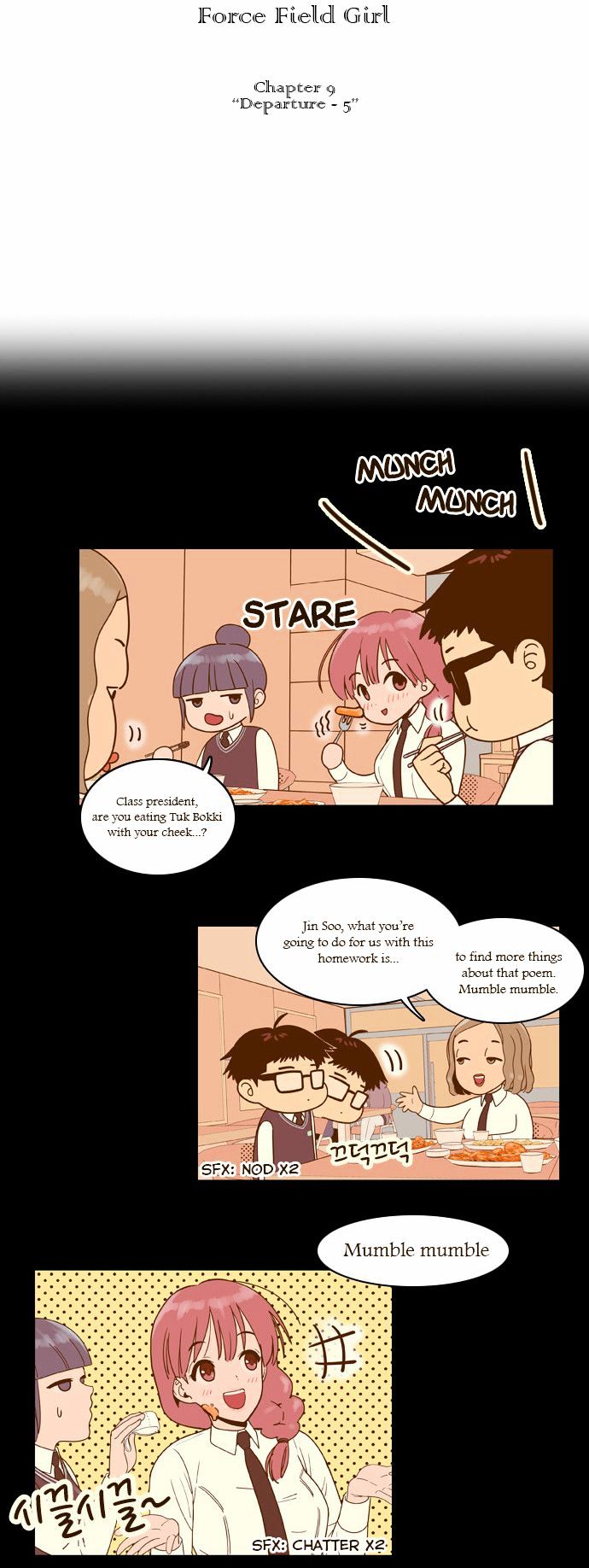 Force Field Girl Chapter 9 page 3 - Chapter 9 : Departure (5)
