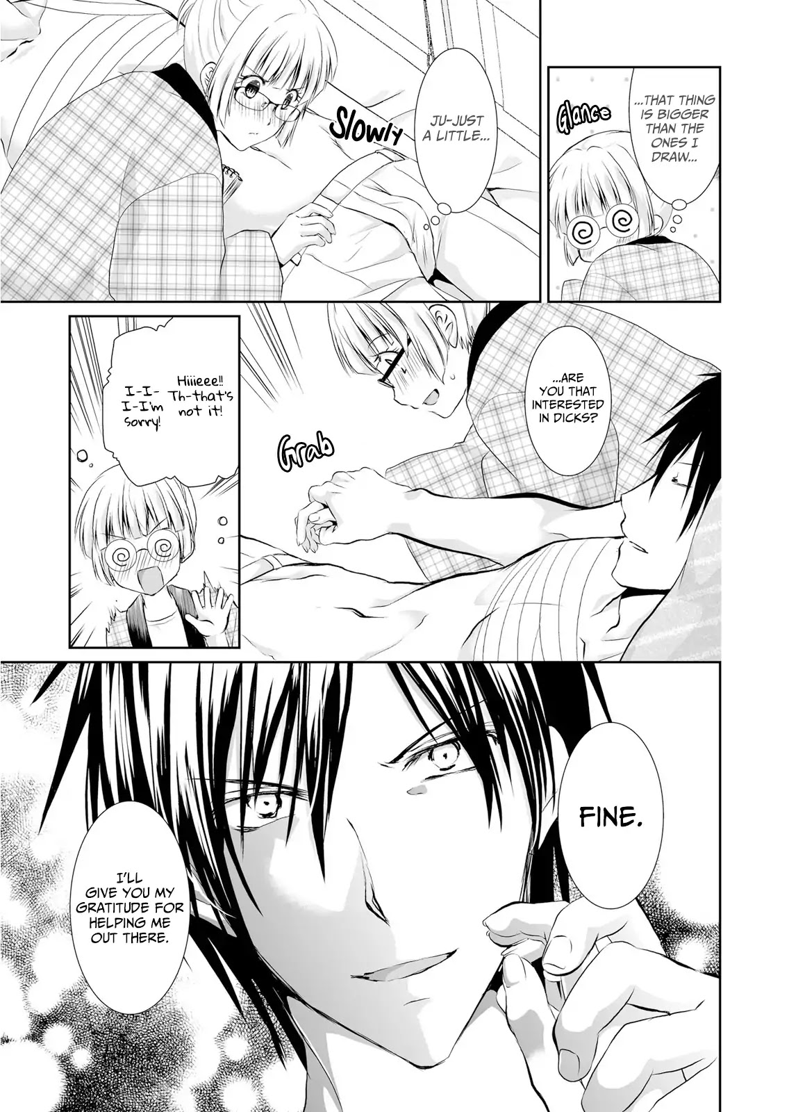 Forced to Live with a Wolf-Like Yakuza!? I'm Not to Be Erotically Eaten! Chapter 1 page 13 - Chapter 1