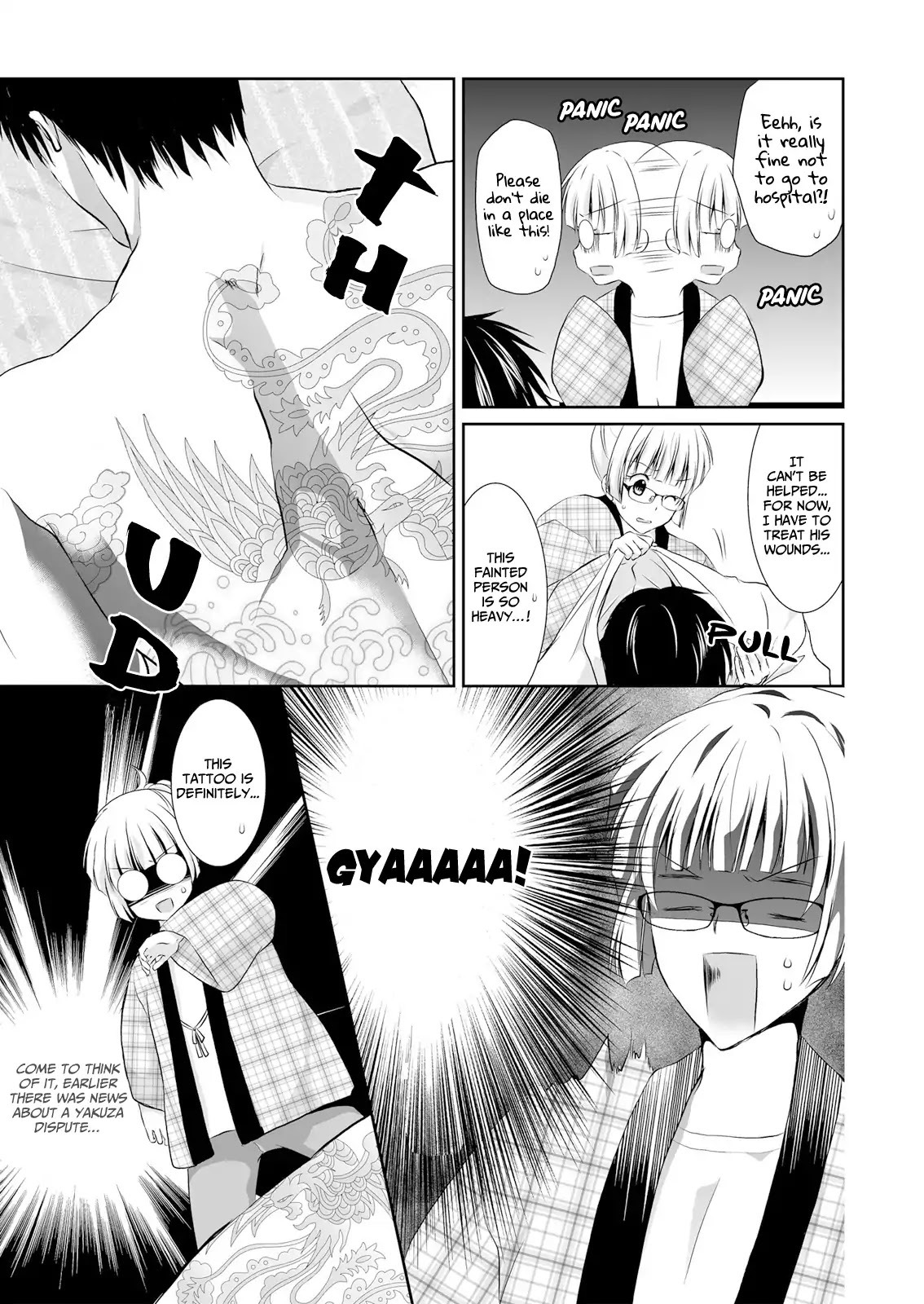 Forced to Live with a Wolf-Like Yakuza!? I'm Not to Be Erotically Eaten! Chapter 1 page 9 - Chapter 1