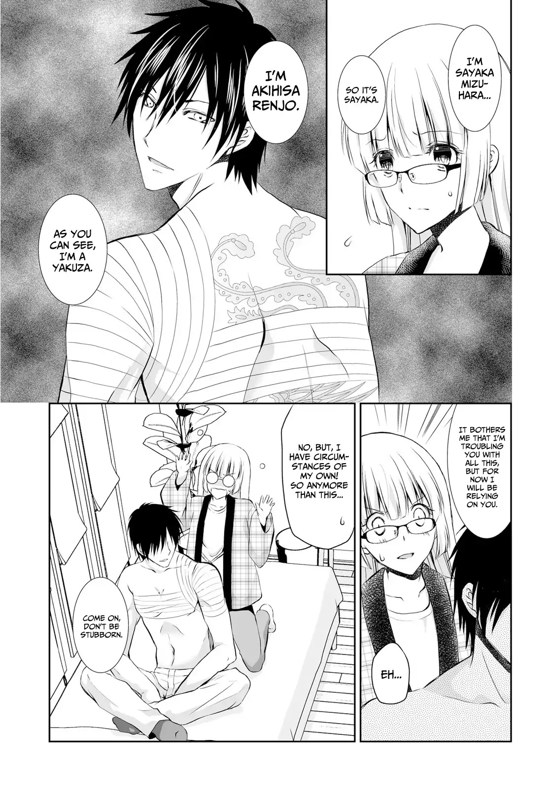 Forced to Live with a Wolf-Like Yakuza!? I'm Not to Be Erotically Eaten! Chapter 2 page 11 - Chapter 2