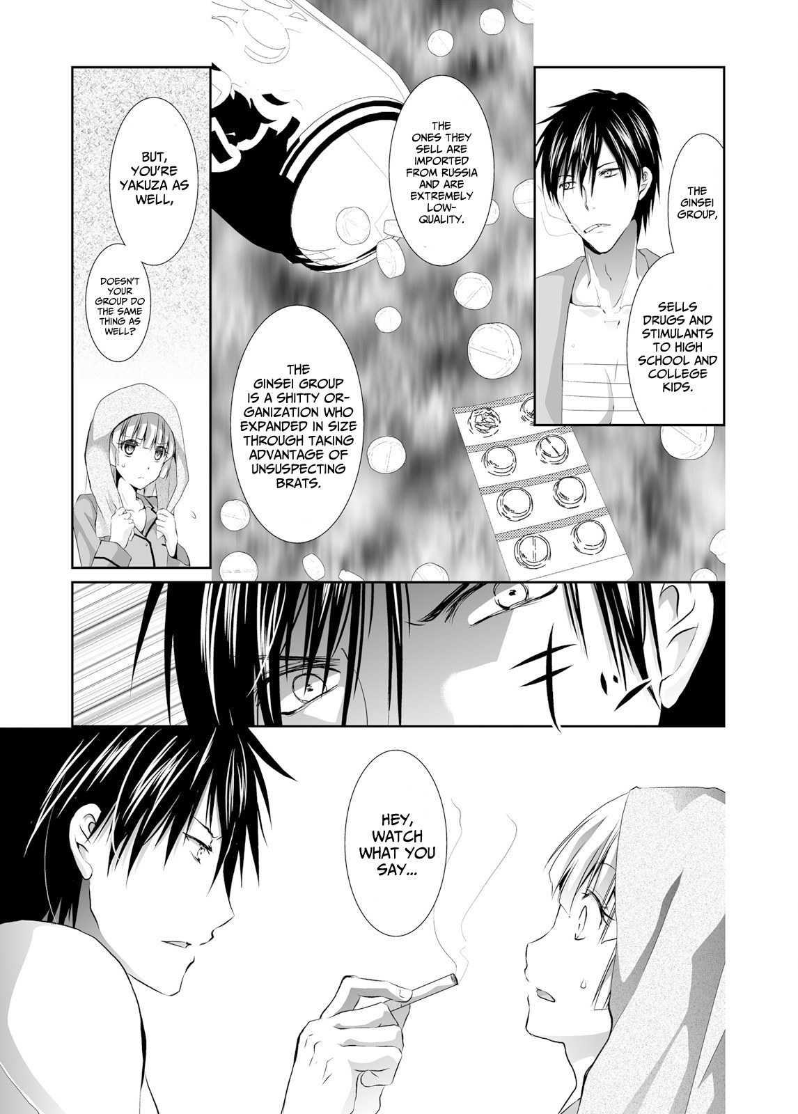 Forced to Live with a Wolf-Like Yakuza!? I'm Not to Be Erotically Eaten! Chapter 4 page 9 - Chapter 4