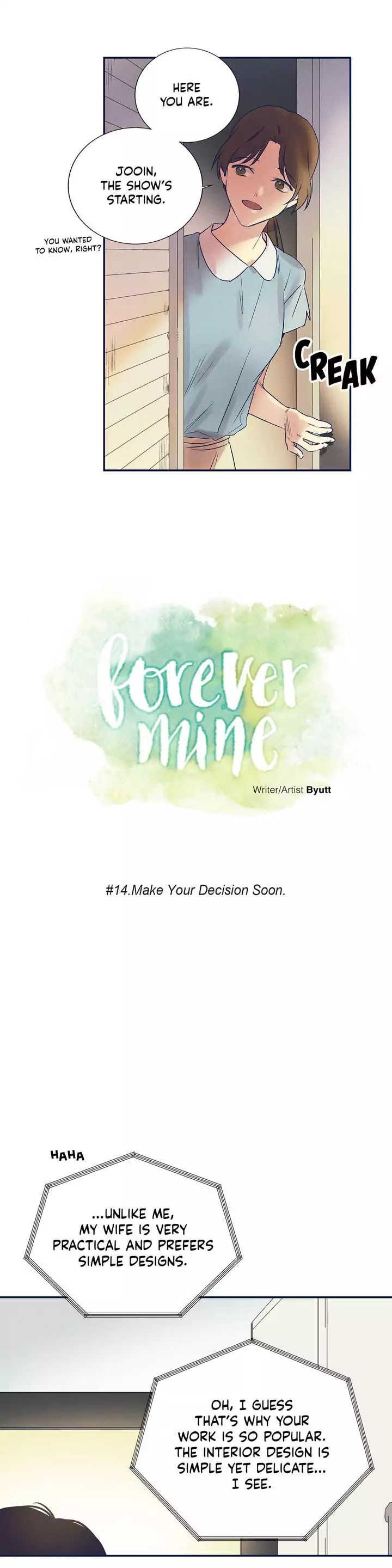 Forever Mine Chapter 14 page 4 - Chapter 14: Make your decision soon