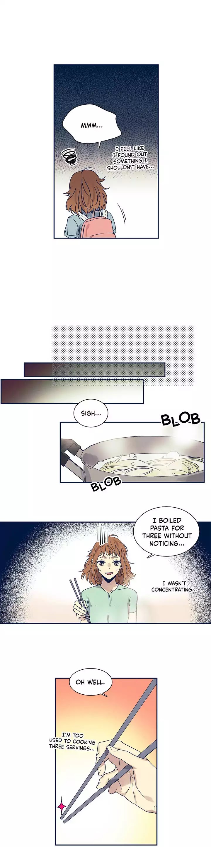 Forever Mine Chapter 33 page 8 - Chapter 33: I boiled pasta for three without noticing...