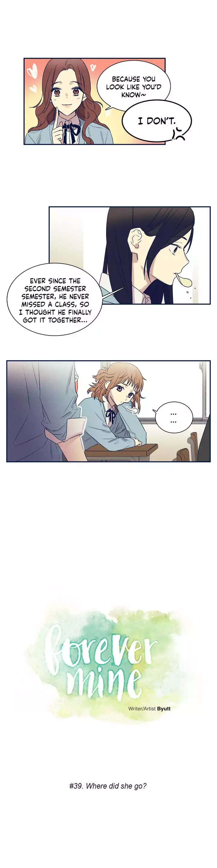 Forever Mine Chapter 39 page 3 - Chapter 39: Where did she go?