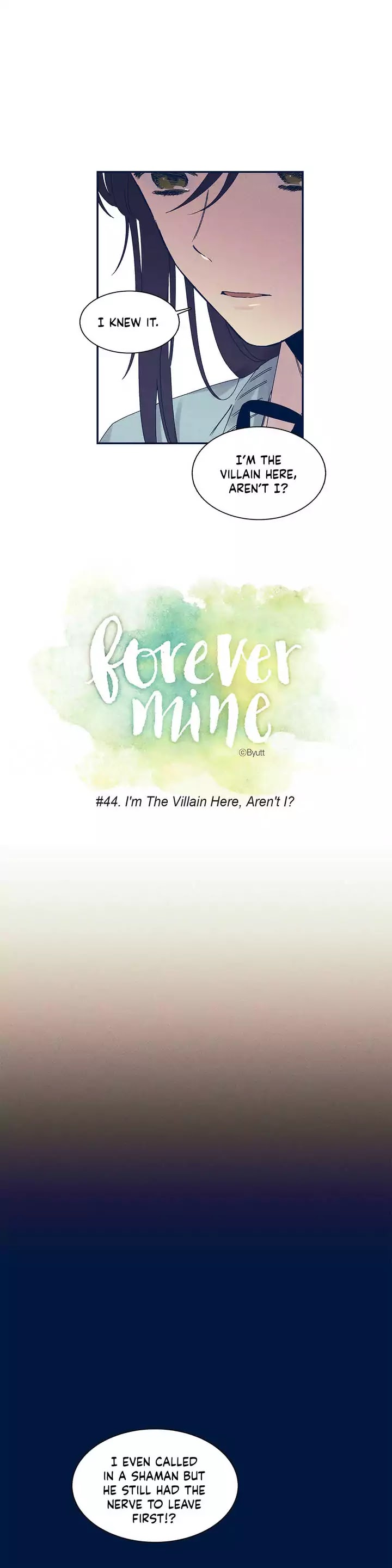Forever Mine Chapter 44 page 5 - Chapter 44: I'm the villain here, aren't I?