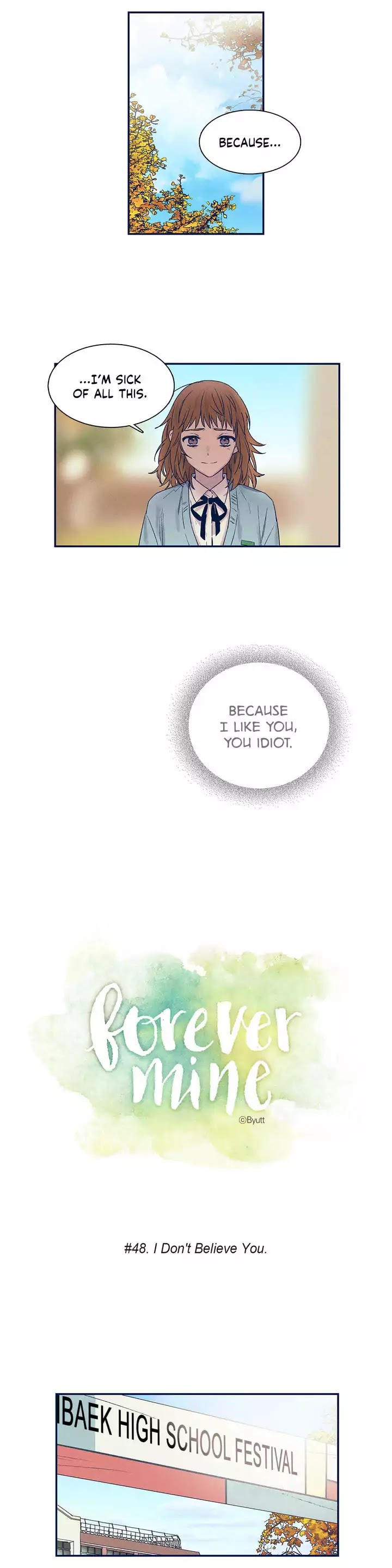 Forever Mine Chapter 48 page 6 - Chapter 48: I don't believe you