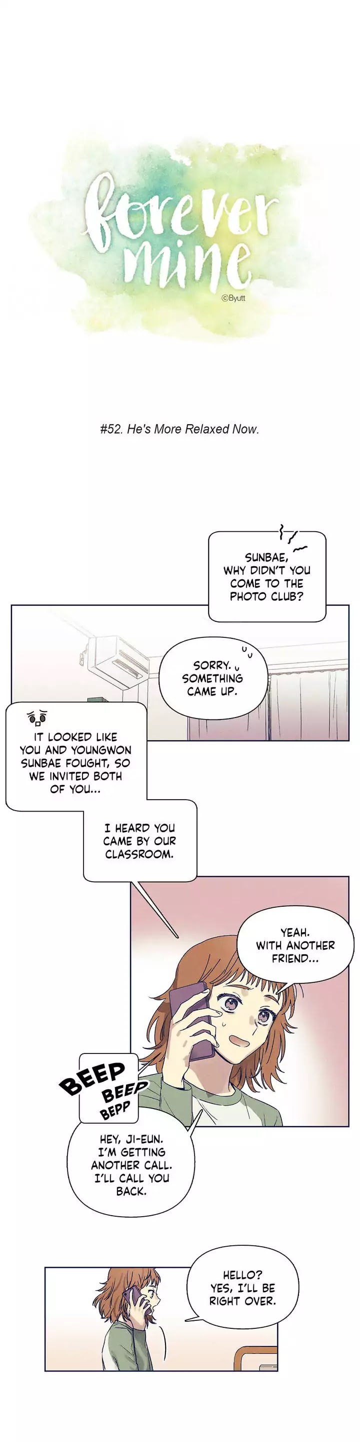 Forever Mine Chapter 52 page 7 - Chapter 52: He's more relaxed now