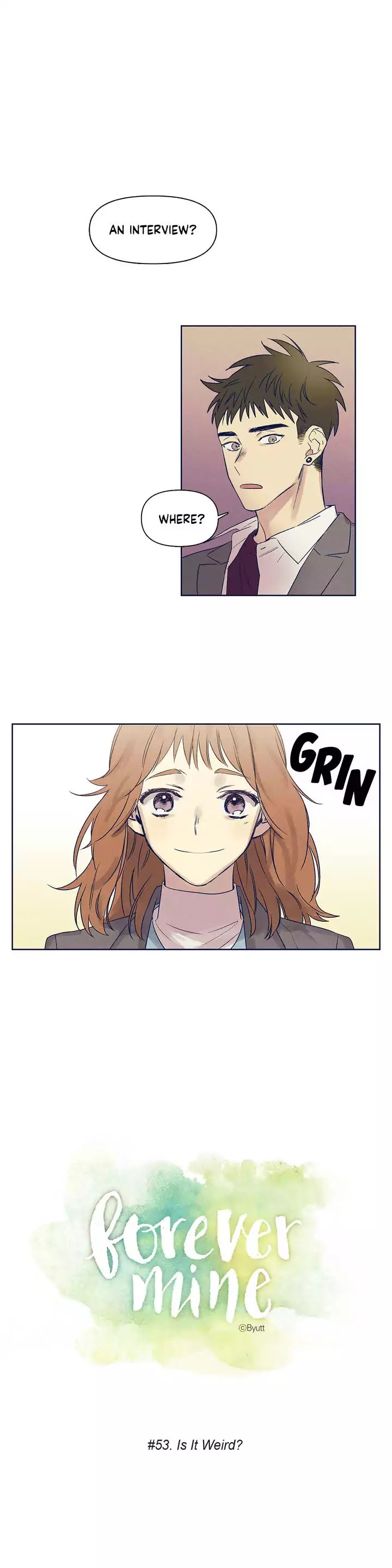 Forever Mine Chapter 53 page 1 - Chapter 53: Is it weird?