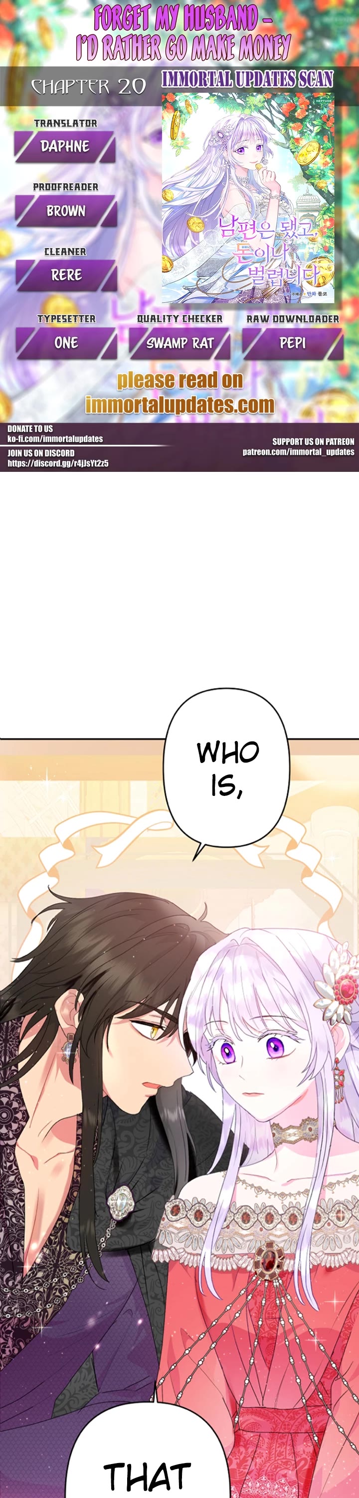 Forget About My Husband, I'd Rather Go Make Money Chapter 20 page 1 - Chapter 20